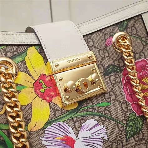 gucci flora padlock